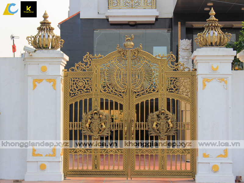 Hãy chọn ngay các mẫu cổng biệt thự, cổng nhôm đúc có thiét kế ấn tượng phong cách Châu Âu để khẳng định đẳng cấp xứng tầm thượng lưu